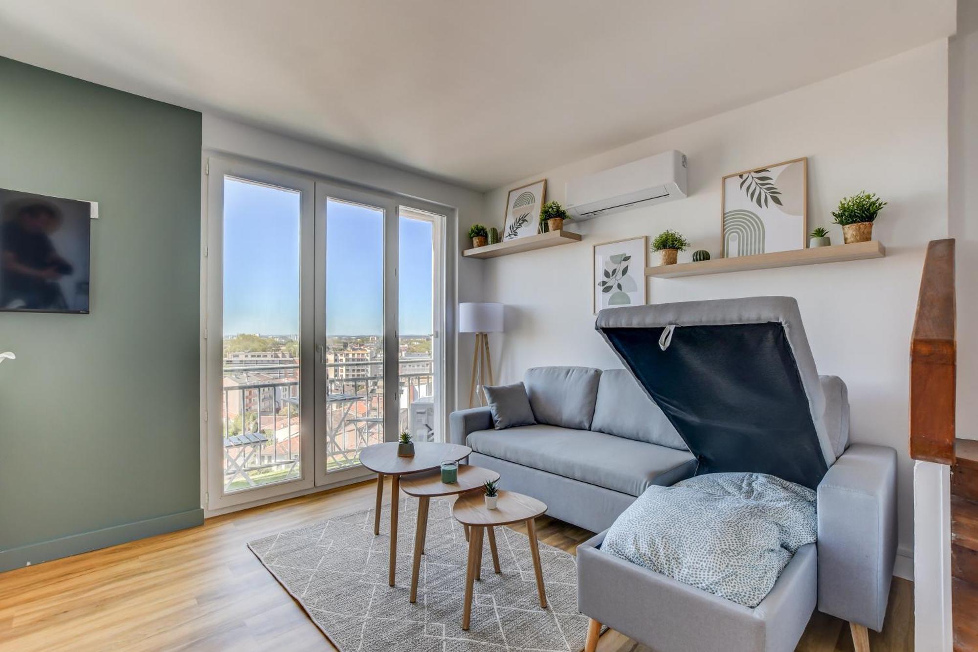 Sunset Duplex - Grand-Rond, Jardin Des Plantes, Centre-Ville, 2 Bdrs 60M2, Ac, Free Public Car Park 200M Away, Netflix - T3 60M2 Avec Clim, Parking Public Gratuit A 200M Toulouse Exteriör bild